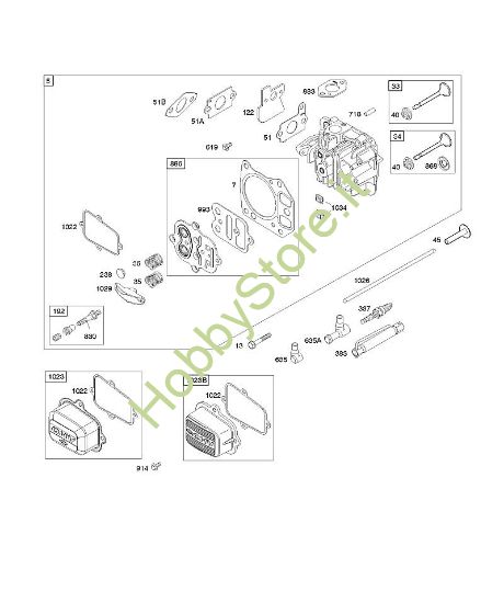 F - Testata B&S - 12 €¦ 12Q502-0194-B1 brand Stihl